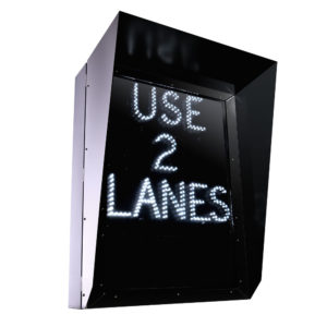 Blank Out Lane Control Sign